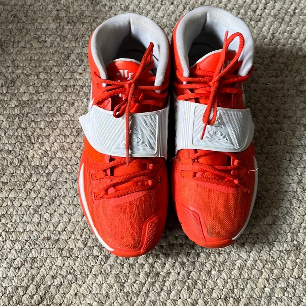 Nike Kyrie 6 TB PROMO. TEAM ORANGE/WHITE-WHITE. - Picture 6 of 9